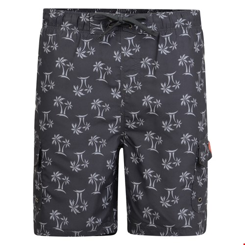 KAM Palm Print Board Short